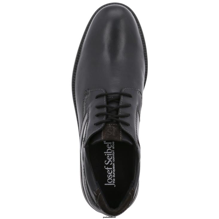homens Josef Seibel Tyler 25 preto Amarrar os sapatos F86Z345