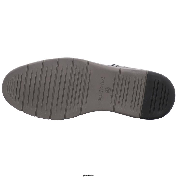 homens Josef Seibel Tyler 25 preto Amarrar os sapatos F86Z345