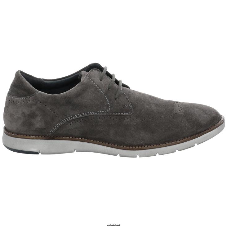 homens Josef Seibel Tyler 33 camurça taupe Amarrar os sapatos F86Z335