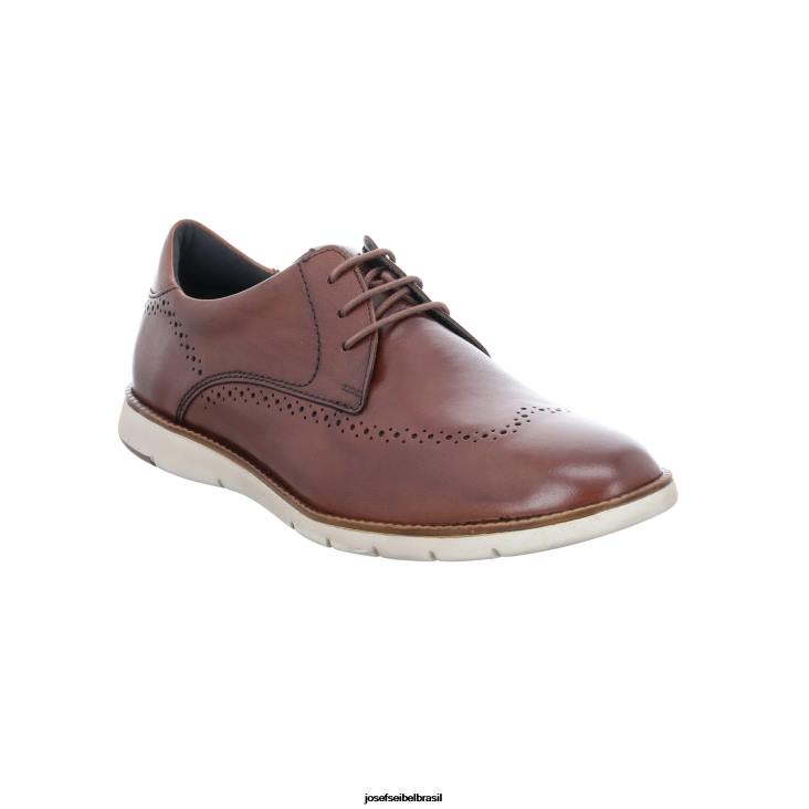 homens Josef Seibel Tyler 33 conhaque Amarrar os sapatos F86Z281