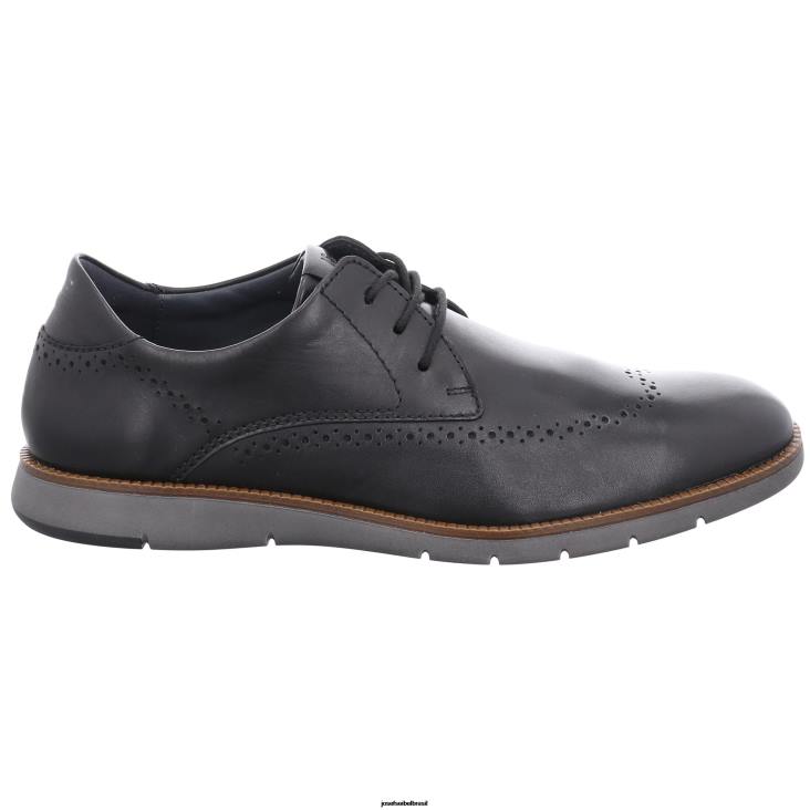 homens Josef Seibel Tyler 33 preto Amarrar os sapatos F86Z282
