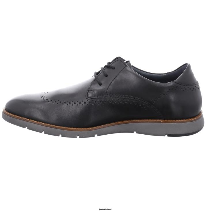 homens Josef Seibel Tyler 33 preto Amarrar os sapatos F86Z282