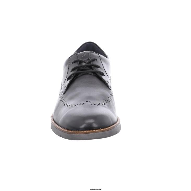 homens Josef Seibel Tyler 33 preto Amarrar os sapatos F86Z282