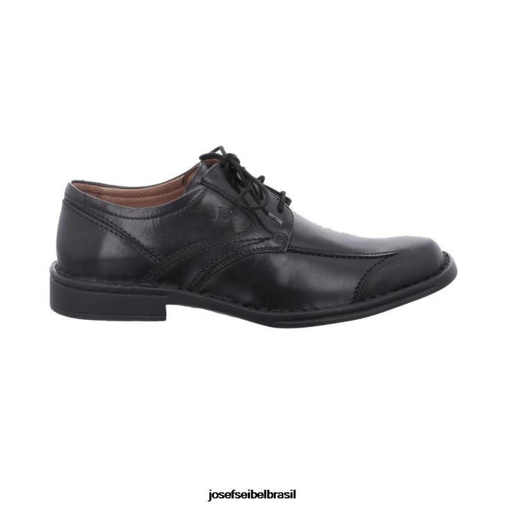 homens Josef Seibel douglas 05 preto Amarrar os sapatos F86Z314