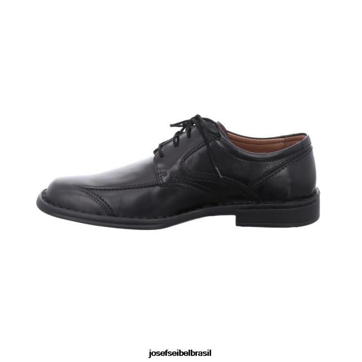 homens Josef Seibel douglas 05 preto Amarrar os sapatos F86Z314