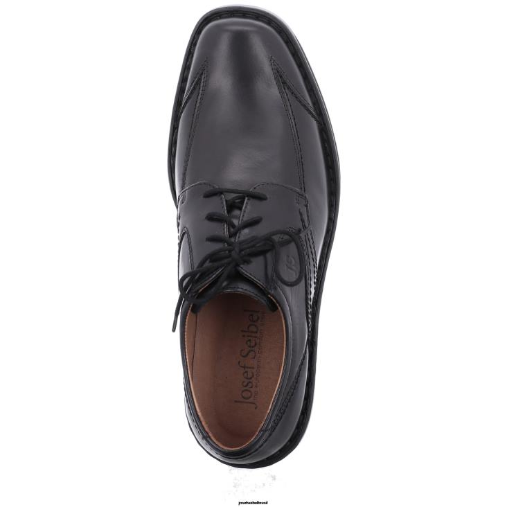 homens Josef Seibel douglas 05 preto Amarrar os sapatos F86Z314