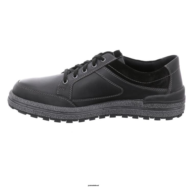 homens Josef Seibel emil 58 preto Amarrar os sapatos F86Z321