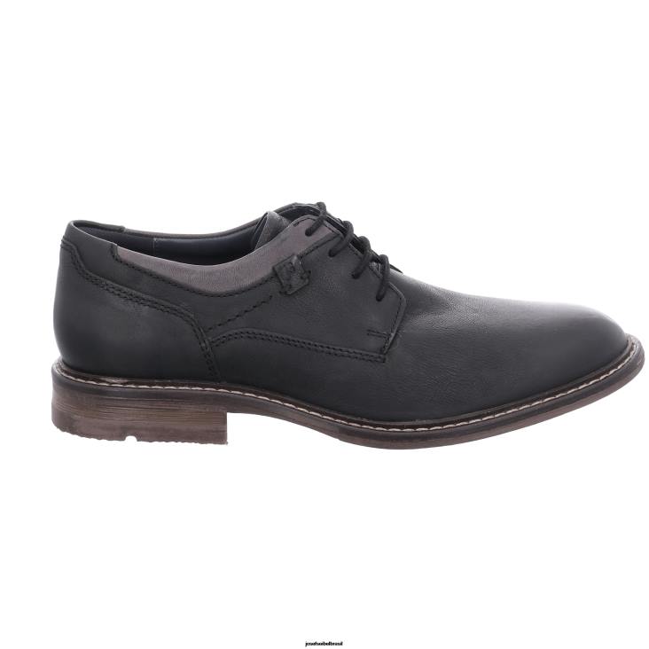 homens Josef Seibel início 05 preto Amarrar os sapatos F86Z284