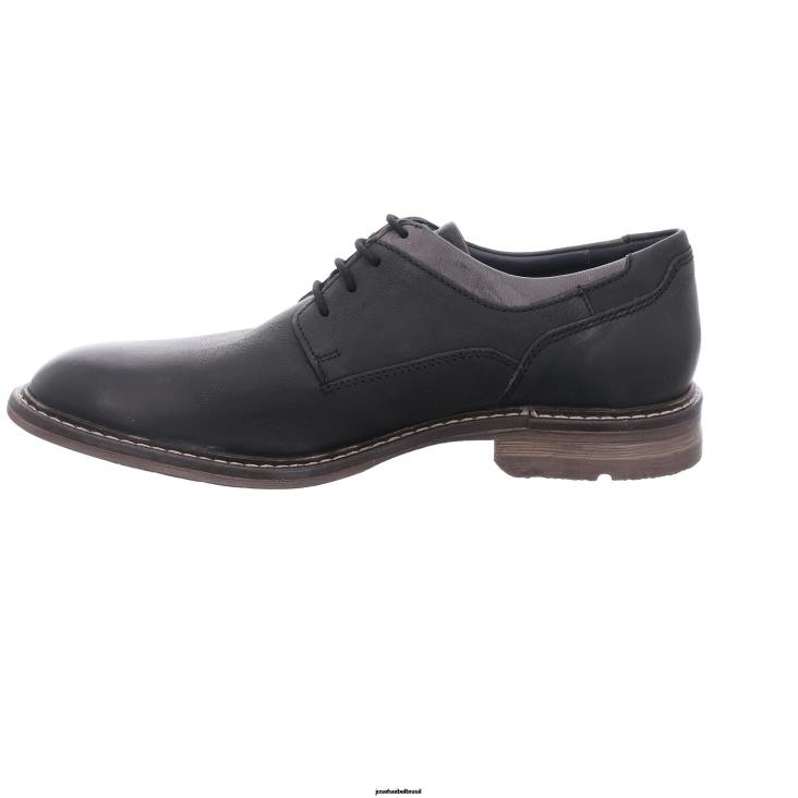 homens Josef Seibel início 05 preto Amarrar os sapatos F86Z284