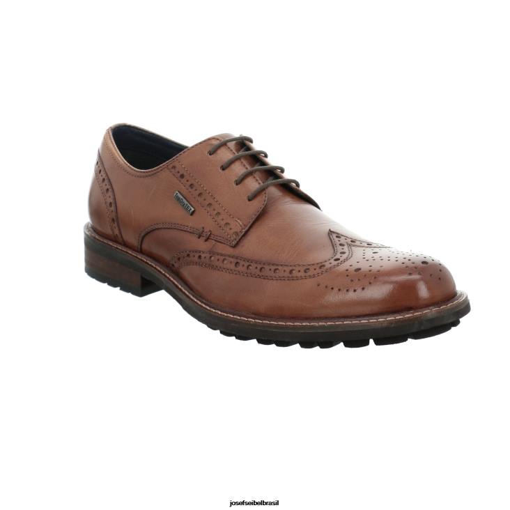homens Josef Seibel jaspe 53 conhaque Amarrar os sapatos F86Z323