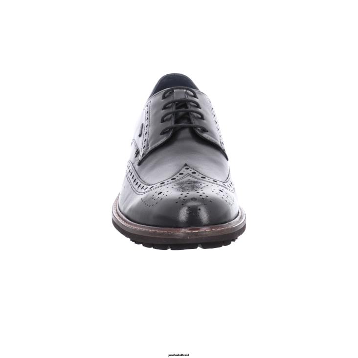 homens Josef Seibel jaspe 53 preto Amarrar os sapatos F86Z324