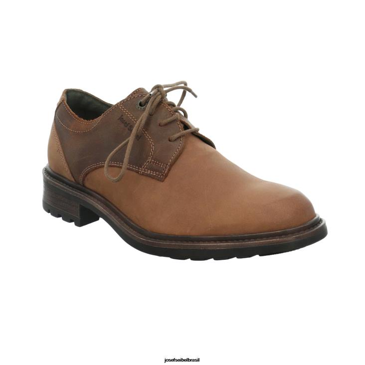 homens Josef Seibel oscar 05 castanha Amarrar os sapatos F86Z328