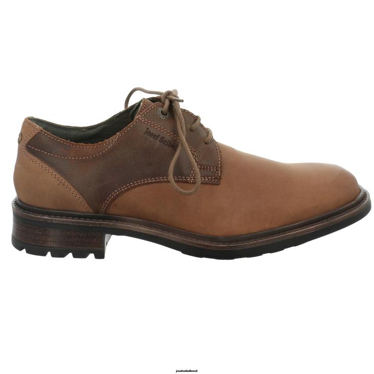 homens Josef Seibel oscar 05 castanha Amarrar os sapatos F86Z328