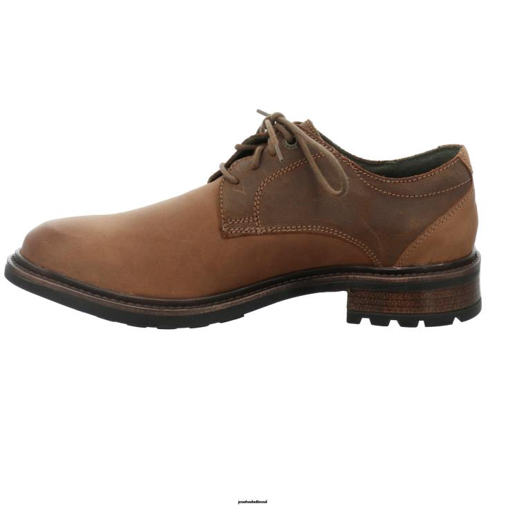 homens Josef Seibel oscar 05 castanha Amarrar os sapatos F86Z328