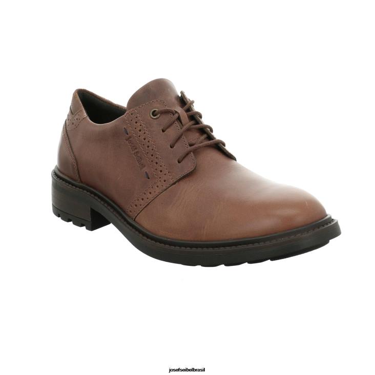 homens Josef Seibel oscar 42 castanha Amarrar os sapatos F86Z334