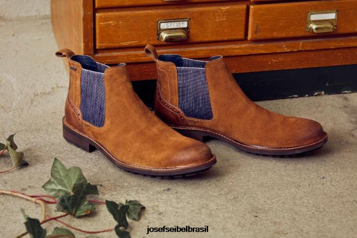 homens Josef Seibel jaspe 50 camelo botas F86Z363