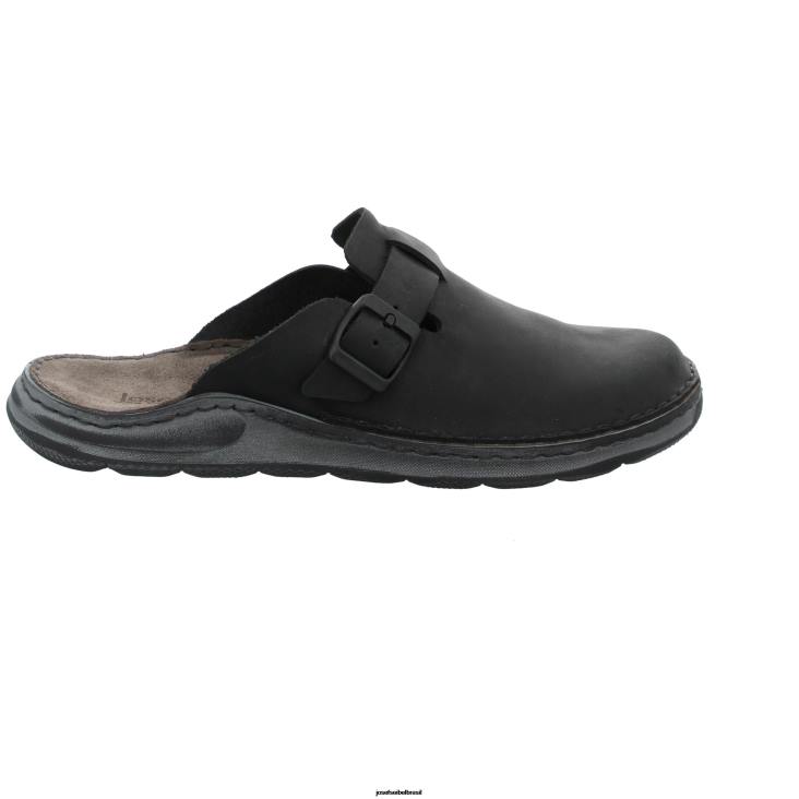 homens Josef Seibel dissidente 10 preto chinelos F86Z317