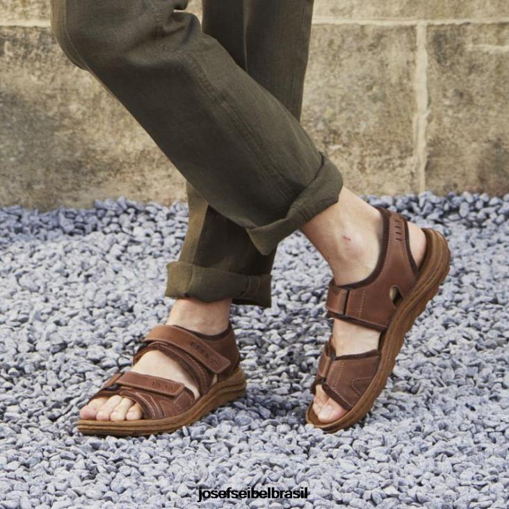 homens Josef Seibel Raul 19 castanha sandálias F86Z364