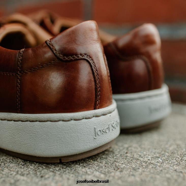 homens Josef Seibel davi 03 conhaque sapatos de academia F86Z296