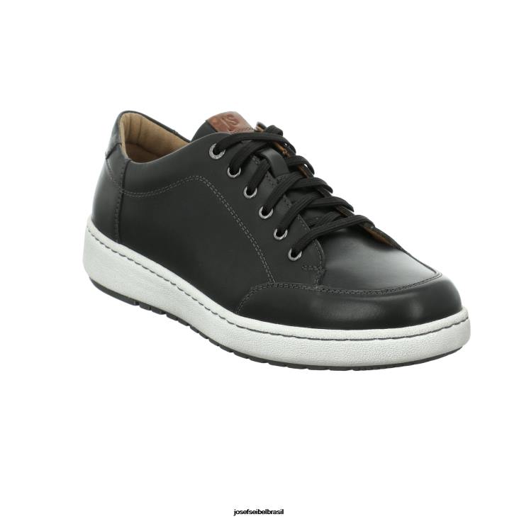homens Josef Seibel davi 03 preto sapatos de academia F86Z299