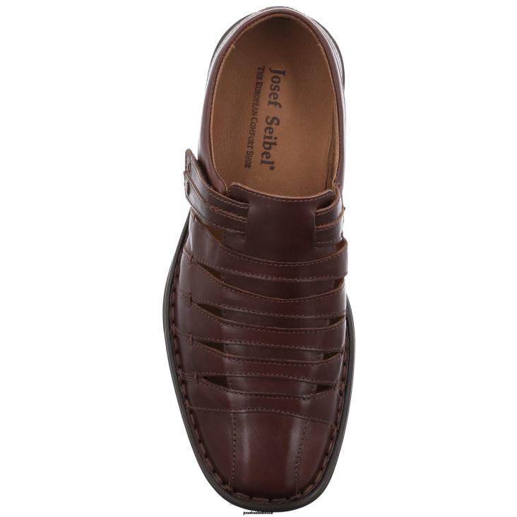 homens Josef Seibel Steven marrom sapatos sem cadarço F86Z310