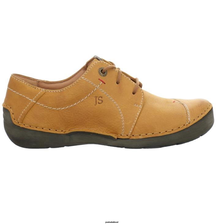 mulheres Josef Seibel fergey 20 Açafrão Amarrar os sapatos F86Z21
