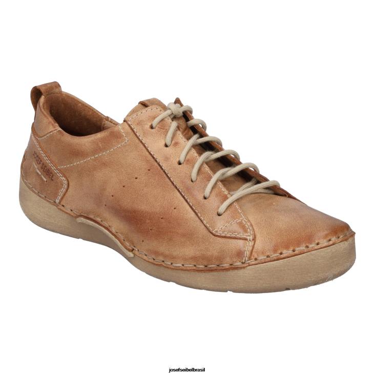 mulheres Josef Seibel fergey 56 conhaque Amarrar os sapatos F86Z28