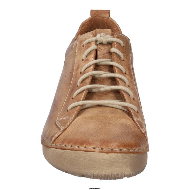 mulheres Josef Seibel fergey 56 conhaque Amarrar os sapatos F86Z28