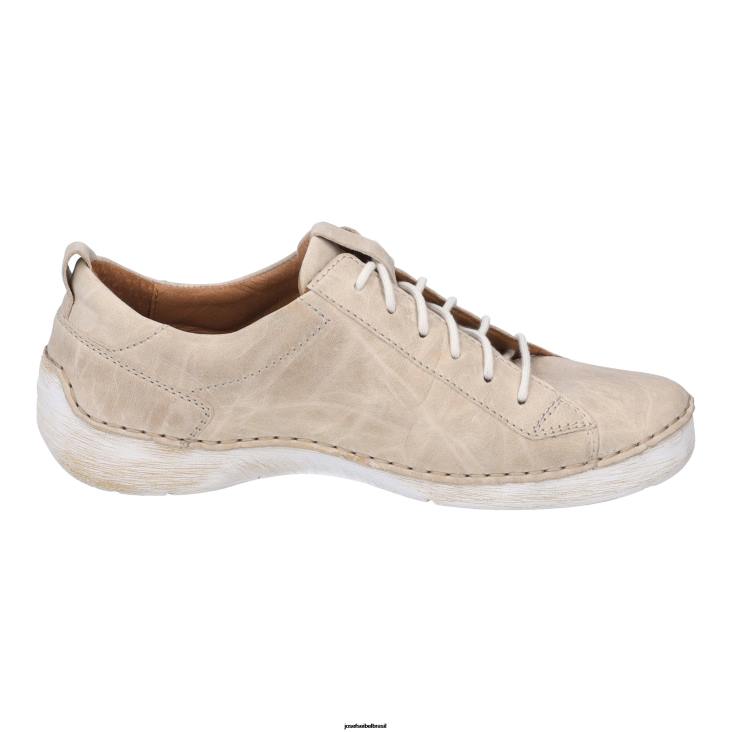 mulheres Josef Seibel fergey 56 creme Amarrar os sapatos F86Z26