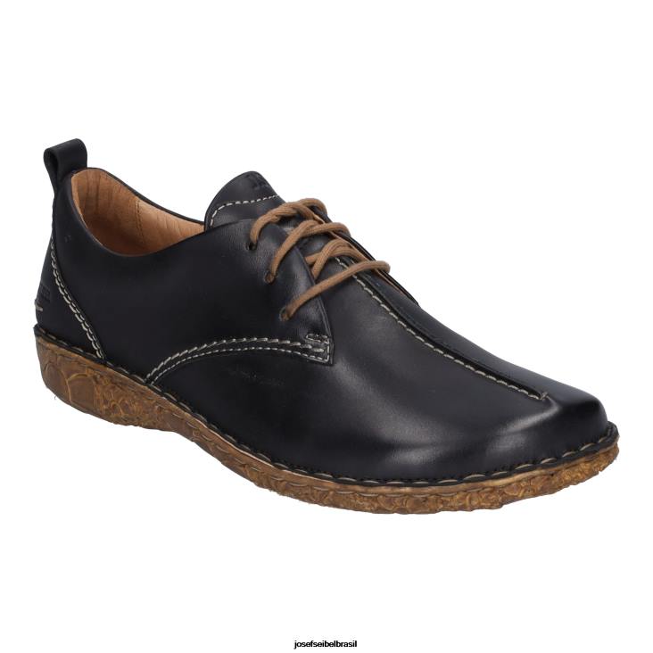 mulheres Josef Seibel rosália 50 preto Amarrar os sapatos F86Z168