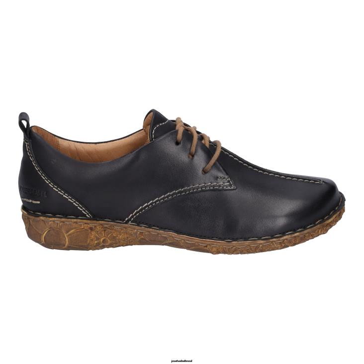 mulheres Josef Seibel rosália 50 preto Amarrar os sapatos F86Z168