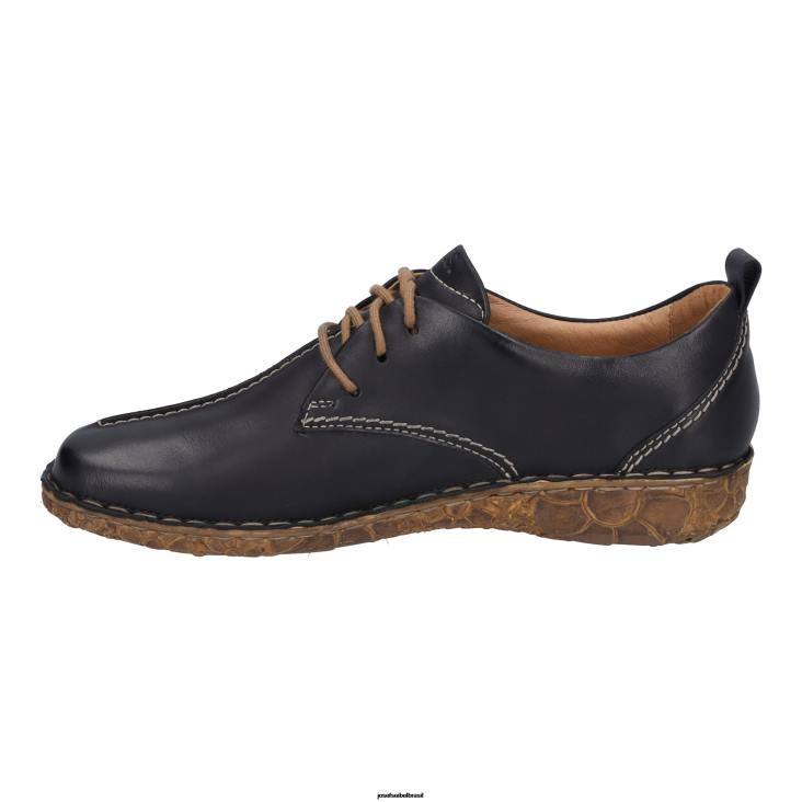 mulheres Josef Seibel rosália 50 preto Amarrar os sapatos F86Z168