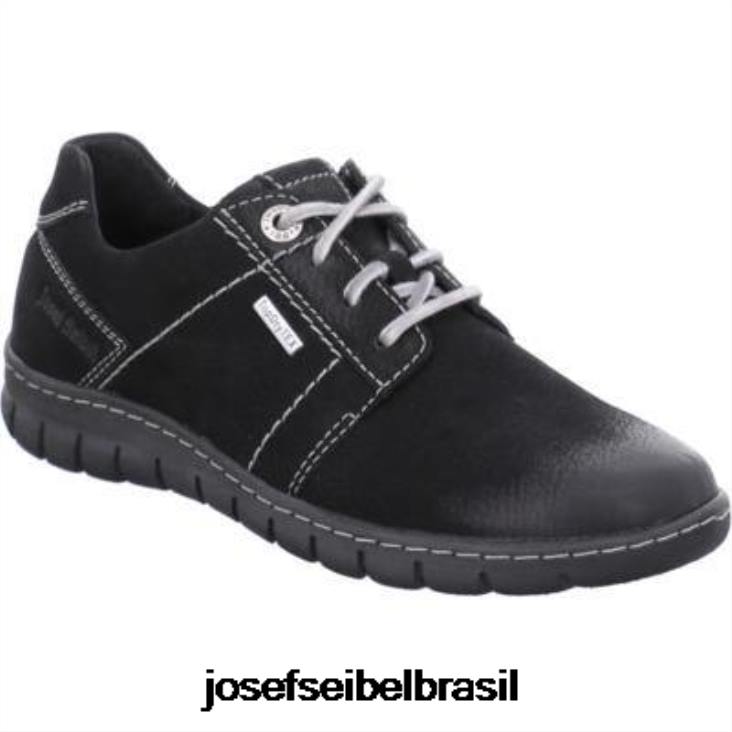 mulheres Josef Seibel steffi 59 preto Amarrar os sapatos F86Z33