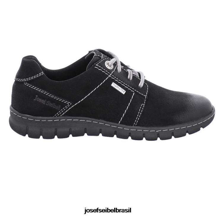 mulheres Josef Seibel steffi 59 preto Amarrar os sapatos F86Z33