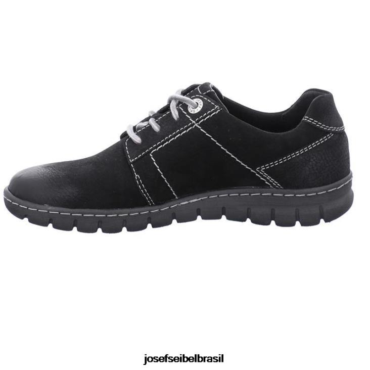 mulheres Josef Seibel steffi 59 preto Amarrar os sapatos F86Z33