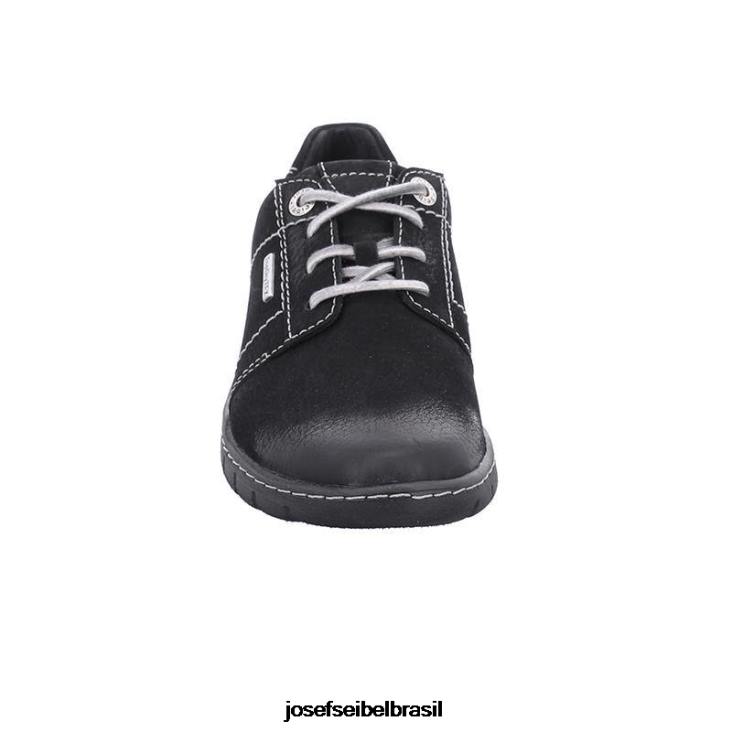 mulheres Josef Seibel steffi 59 preto Amarrar os sapatos F86Z33