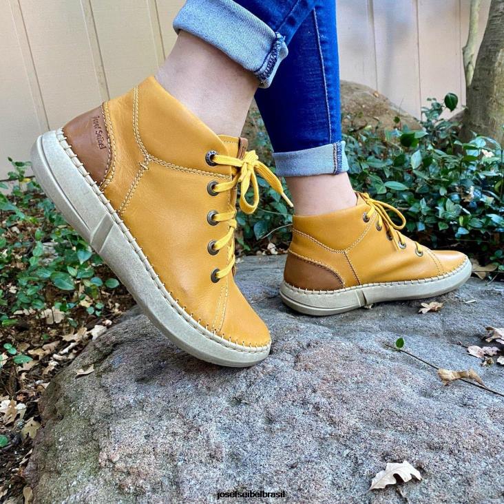mulheres Josef Seibel luísa 07 Açafrão botas F86Z56