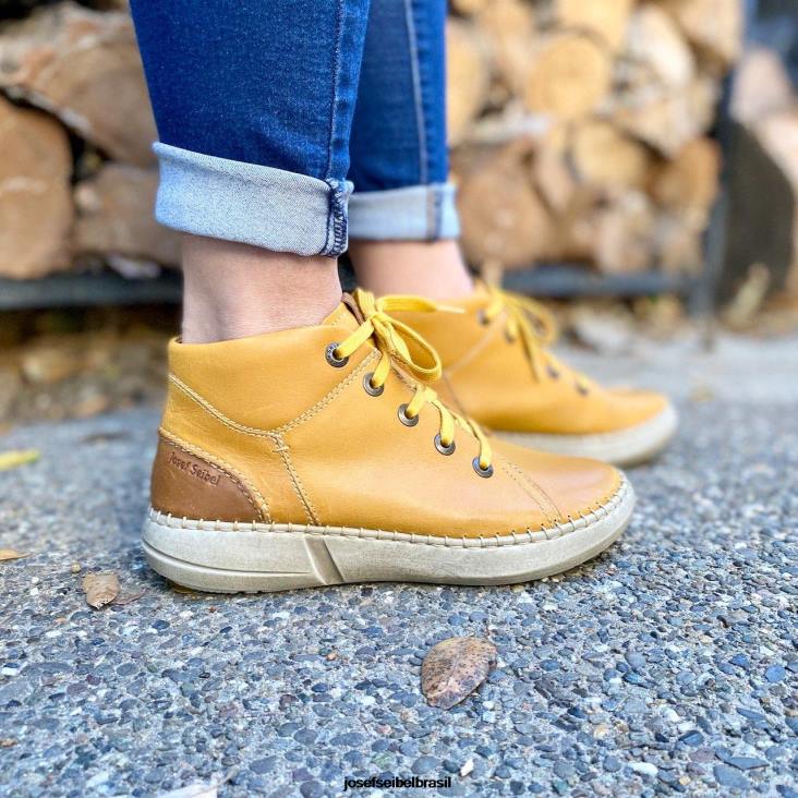 mulheres Josef Seibel luísa 07 Açafrão botas F86Z56