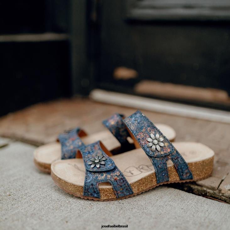 mulheres Josef Seibel Tonga 04 oceano sandálias F86Z67