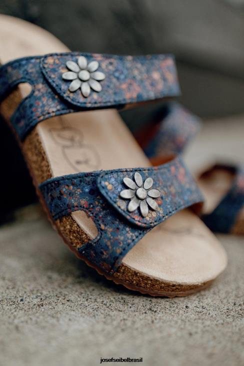 mulheres Josef Seibel Tonga 04 oceano sandálias F86Z67