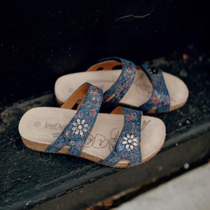 mulheres Josef Seibel Tonga 04 oceano sandálias F86Z67