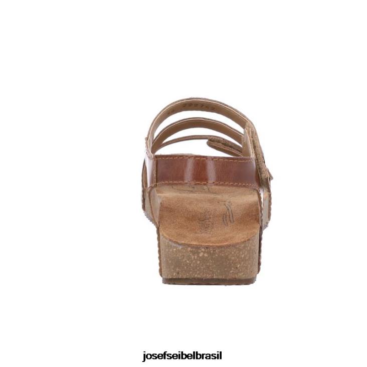 mulheres Josef Seibel Tonga 25 camelo sandálias F86Z71
