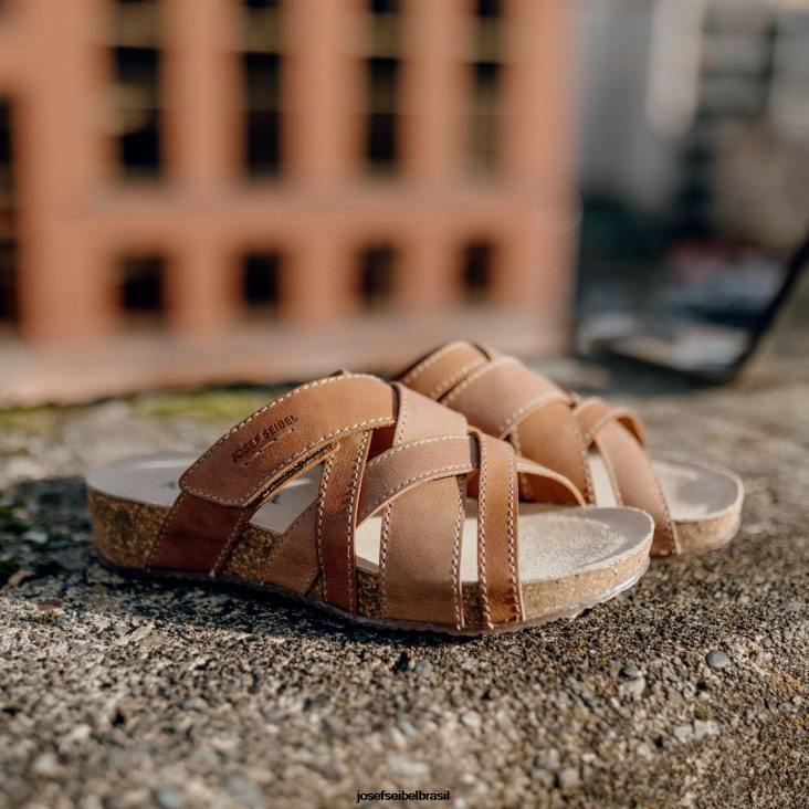 mulheres Josef Seibel Tonga 74 nuss sandálias F86Z102