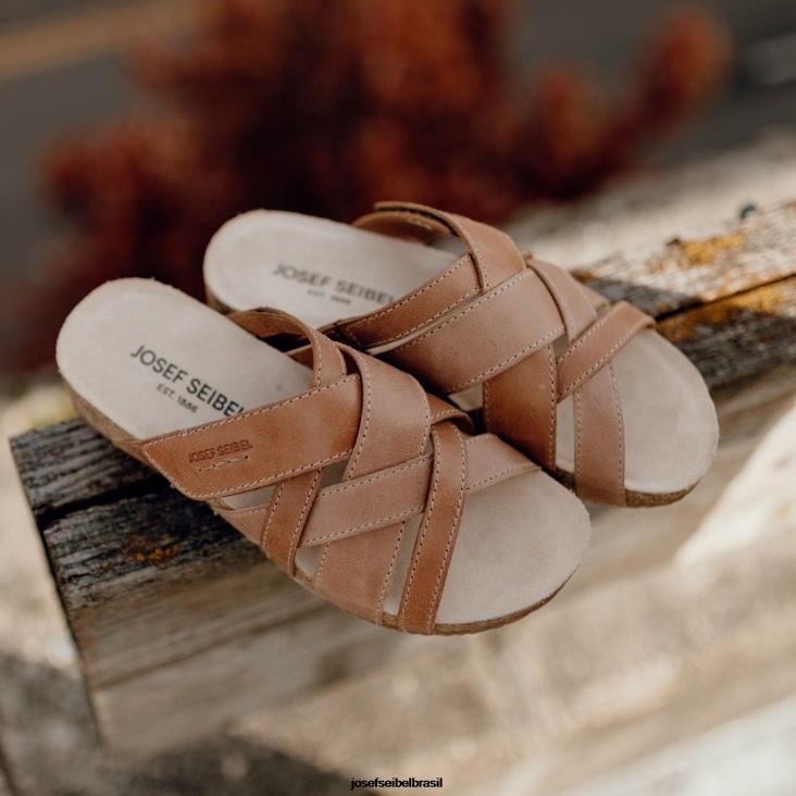 mulheres Josef Seibel Tonga 74 nuss sandálias F86Z102