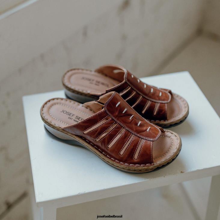 mulheres Josef Seibel catalunha 77 conhaque sandálias F86Z80