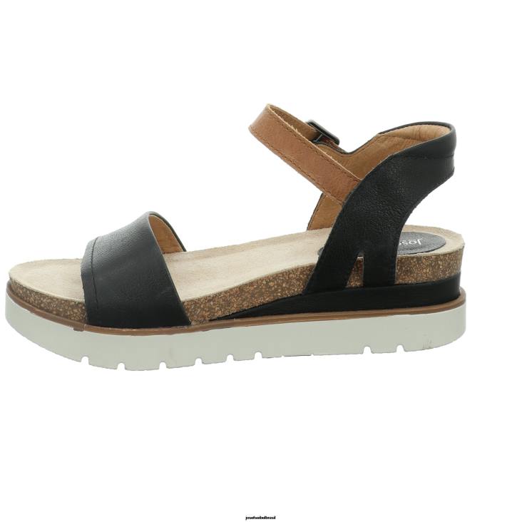 mulheres Josef Seibel claro 01 amarelo sandálias F86Z121