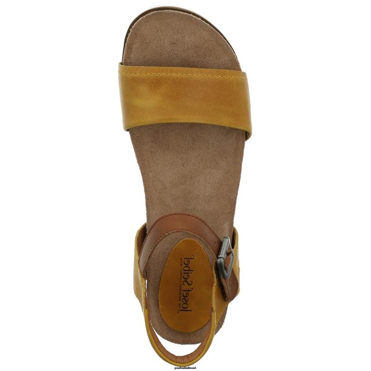 mulheres Josef Seibel claro 01 preto sandálias F86Z118