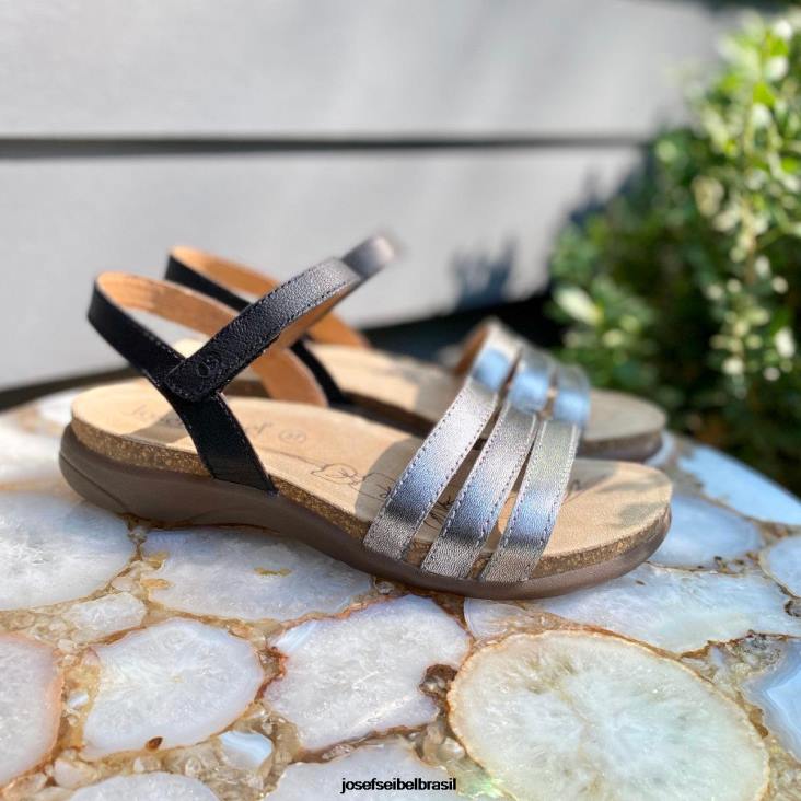 mulheres Josef Seibel riley 01 basalto sandálias F86Z105