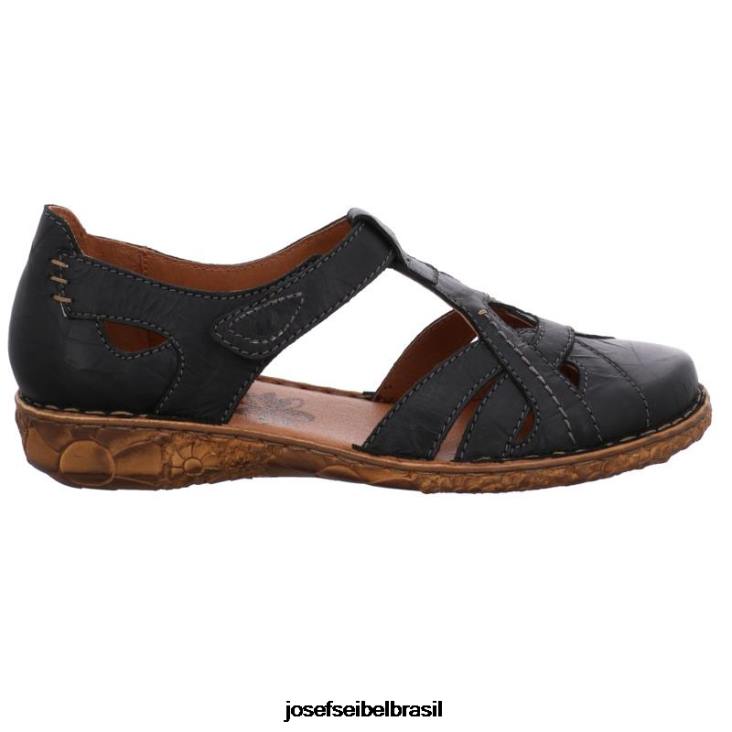 mulheres Josef Seibel rosália 29 preto sandálias F86Z143