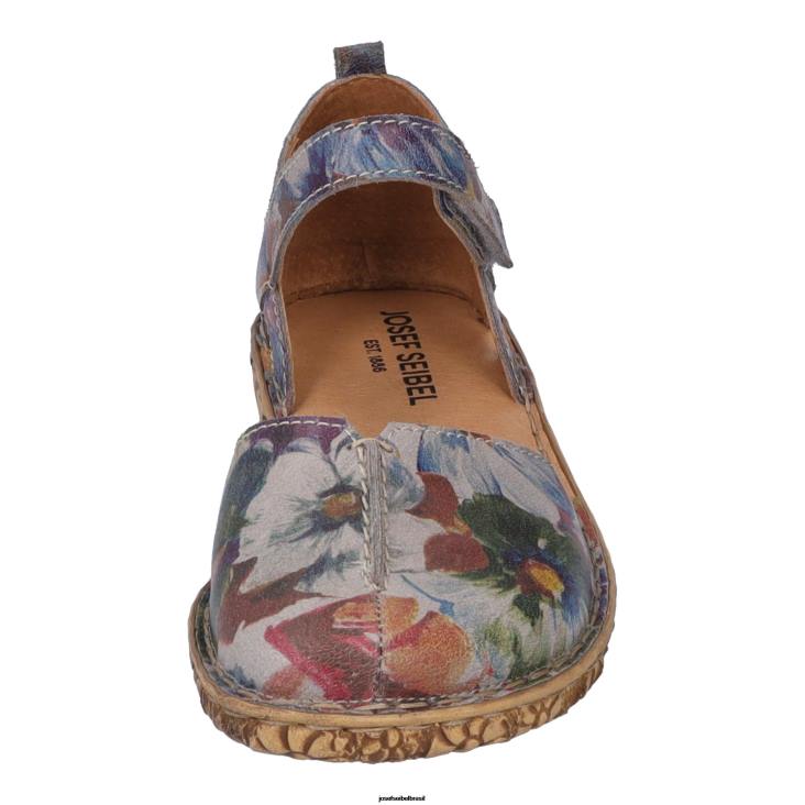 mulheres Josef Seibel rosália 42 impressão de grafite sandálias F86Z149